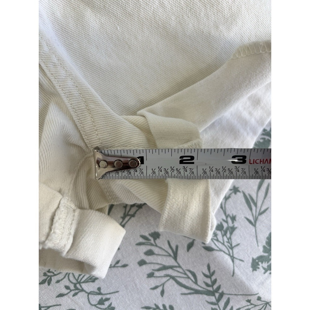 BCBG Generation White Pleated Trouser Shorts 9/29 High Rise Cuffed Cotton - Picture 9 of 9